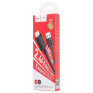 Кабель USB - lightning 1м Hoco X88  2,4А/12W, ПВХ, черный