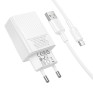 Адаптер сетевой с кабелем USB - Type-C 3A/18W QC3.0 Borofone BAS72A, белый