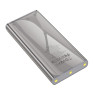 Внешний аккумулятор 10000mAh Hoco J103 (in - T/out - Т,2U) дисплей, серый