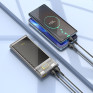 Внешний аккумулятор 10000mAh Hoco J103 (in - T/out - Т,2U) дисплей, серый