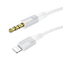 Переходник lightning - 3,5 джек (шт/шт) 1м, Borofone BL19, белый