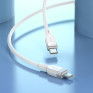 Кабель Type-C - Type-C 1м Hoco X109  3А PD60W, силикон, белый