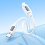 Кабель Type-C - Type-C 1м Borofone BX114  3А PD60W, силикон, белый