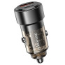 Адаптер автомобильный USB + Type-C 3А QC3.0 18W + PD20W Borofone BZ20 черный