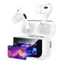 Гарнитура Bluetooth Hoco EW79 TWS, ANC, сенс. дисп.(вакуумные наушники) белая