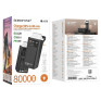 Внешний аккумулятор 80000mAh Borofone BJ65B High (in - L,T,U/out - 2U,L,T,M) черный