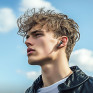 Гарнитура Bluetooth Borofone BW88 TWS черная