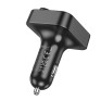 MP3 FM модулятор автомоб. Hoco E85 (Bluetooth, 2*USB, QC3.0, PD 20W) черный