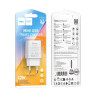 Адаптер сетевой USB 2.4A/12W Hoco C134A, белый