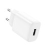 Адаптер сетевой USB 2.4A/12W Hoco C134A, белый