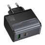 Адаптер сетевой Type-C + USB PD45W / QC3.0 Hoco CS74A