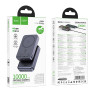 Внешний аккумулятор 10000mAh Hoco J160A (in - T,L/out - T) беспр.заряд, серый металлик