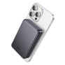 Внешний аккумулятор 10000mAh Hoco J160A (in - T,L/out - T) беспр.заряд, серый металлик
