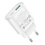 Адаптер сетевой Type-C + USB PD20W / QC3.0 Hoco C109A, белый