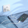 Адаптер сетевой Type-C + USB PD20W / QC3.0 Hoco C109A, белый