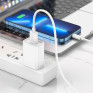 Кабель USB - lightning 2м Hoco X88  2,4А/12W, ПВХ, белый