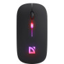 Мышь Defender MM-997 Touch беспроводная, черная, RGB, встр. АКБ, БЕЗЗВУЧ.52997
