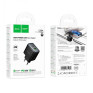 Адаптер сетевой Type-C + USB PD45W / QC3.0 Hoco C158A, черный