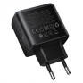 Адаптер сетевой Type-C + USB PD45W / QC3.0 Hoco C158A, черный