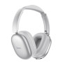 Гарнитура Bluetooth Hoco W73 Graceful (полноразм., microSD) серебро