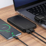 Внешний аккумулятор 10000mAh Hoco J165 (CCC) (in - T,M/out - 2U) черный