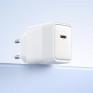 Адаптер сетевой с кабелем Type-C - Type-C PD40W Hoco CS113A, белый