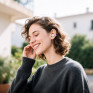 Гарнитура Bluetooth Hoco EA8 Ear-Clip TWS белая