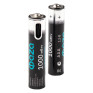 Аккумулятор Li10440 (AAA) 670mAh/1000mWh 1.5V Фаzа (USB - Type-C, индик) BL 2