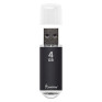 Флэш-диск SmartBuy 4GB USB 2.0 V-Cut черный