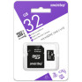 Карта памяти microSDHC SmartBuy 32Gb Cl 10 U1 V10 с адапт (ВИДЕОНАБЛЮД)