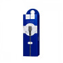 Кабель USB - lightning Hoco X20 1м 2,4А/12W ПВХ, белый
