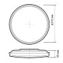 LED-светильник Jazzway PPB 48w 4000K Opal IP20 D 370х55