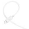 Кабель USB - lightning 1м Hoco X88  2,4А/12W, ПВХ, белый