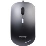 Мышь проводная SmartBuy SBM-288-K USB, черная, подсв., БЕЗЗВУЧНАЯ