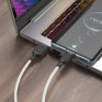 Кабель USB - Type-C 1м Hoco X90  3А/18W, силикон, белый