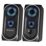 Колонки Defender 2.0 Solar 2, 8Вт, USB, подсветка 65402
