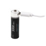 Аккумулятор Li14500 (AA) 2000mAh/3000mWh 1.5V Фаzа (USB -Type-C, индик) BL 2