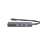 Хаб USB Атом Type-C 3.1 - 4*USB 3.0 кабель 15см (31006)
