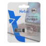 Флэш-диск Netac 64GB USB 2.0 U275 серебро