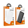 Внешний аккумулятор 10000mAh Hoco J128 (in - T,M/out - 2U) белый