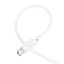 Кабель Type-C - Type-C 2м Hoco X88  3А PD60W, ПВХ, белый