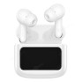 Гарнитура Bluetooth Hoco EQ14 TWS, сенс. дисп. (вакуумные наушники) белая