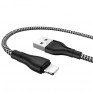 Кабель USB- lightning Borofone BX39 1м 2,4A ткань