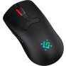 Мышь беспроводная Defender GM-142 Solas игровая, черная, 2.4ГГц+BT+провод., RGB, встр.АКБ, 52142