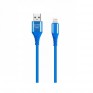 Кабель USB- lightning SmartBuy 1м 2A рез.оплетка (iK-512ERGbox)
