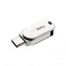 Флэш-диск Netac 64GB USB 3.0 U785С Dual (USB+TypeC) серебристый