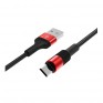 Кабель USB - microUSB Borofone BX21 1м 2,1А ткань
