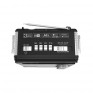 Радиоприемник Ritmix RPR-202 BLACK (Fm/USB/microSD/акб/2*R20) (13,3х13,3х7,5см)
