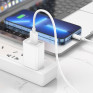 Кабель USB - lightning 1м Hoco X88  2,4А/12W, ПВХ, белый