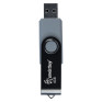 Флэш-диск SmartBuy 4GB USB 2.0 Twist черно-серый